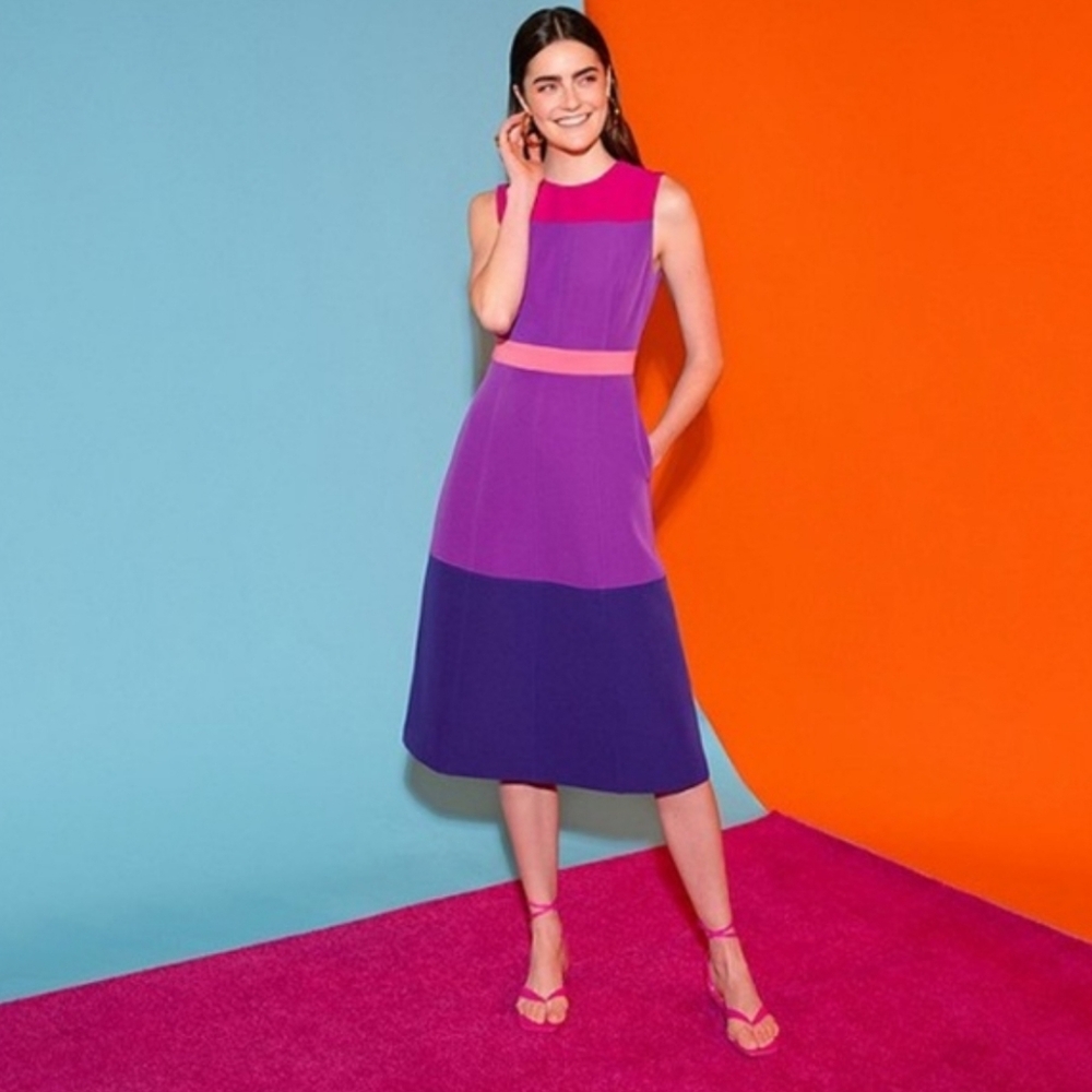 LDT Tyra Colorblock‎ Sleeveless Dress